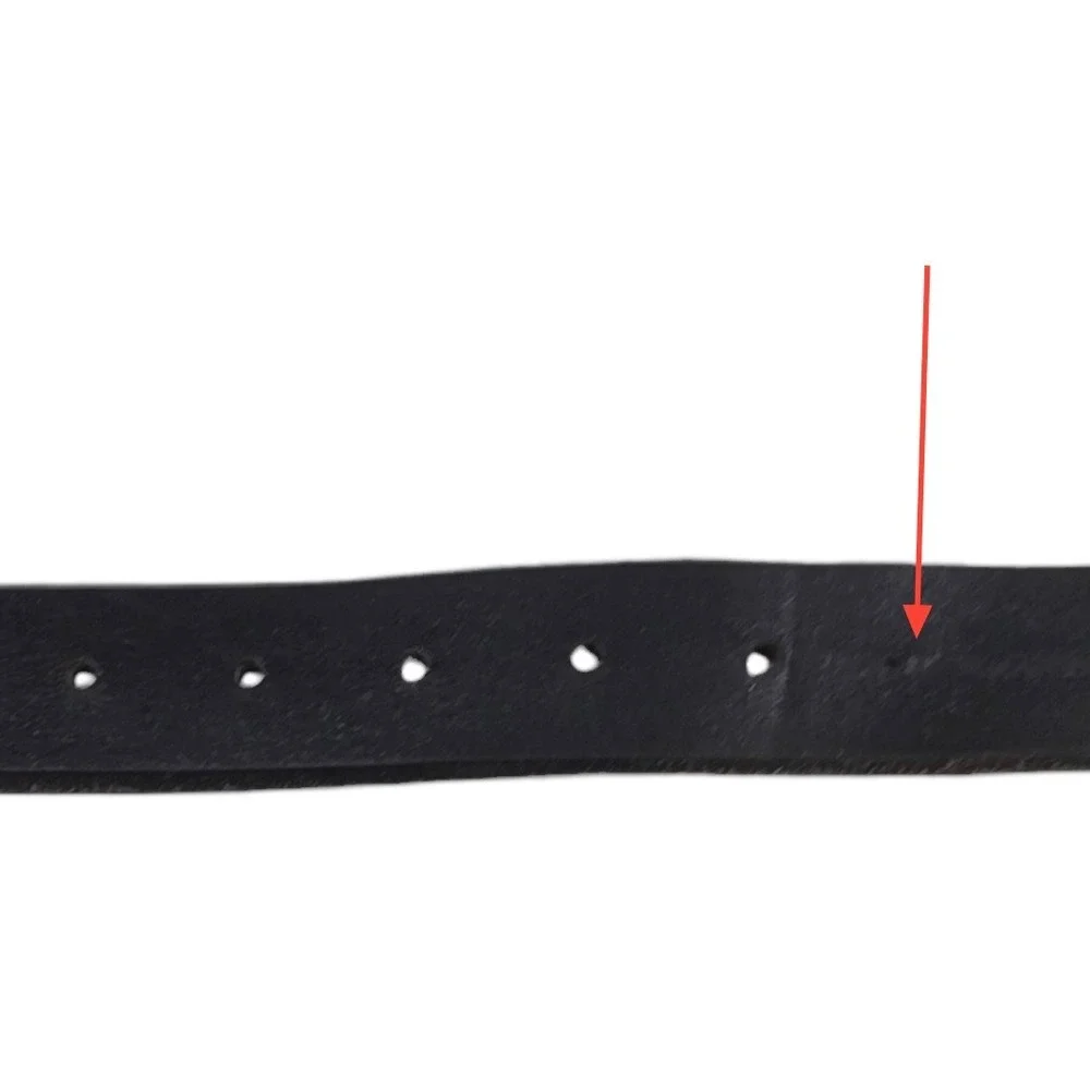 Remo Tullani Mens 42 Black‎ Leather Belt